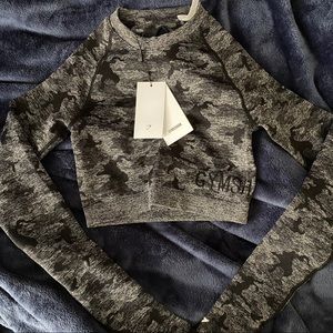 Gymshark Camo Crop top